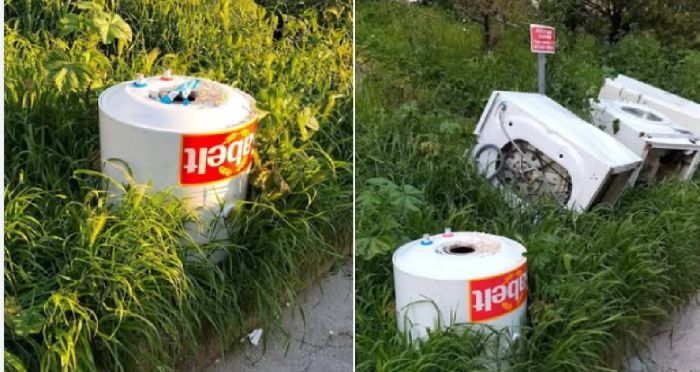 Ancora rifiuti abbandonati a Trieste: a Valmaura spuntano scaldabagni e lavatrici tra l’erba alta