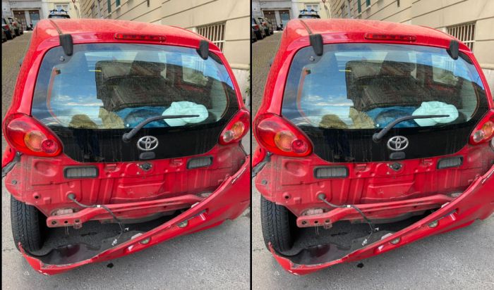 Auto danneggiata e pirata in fuga? Colpo di scena: “Stamattina ha chiamato per scusarsi, danno sarà risarcito”