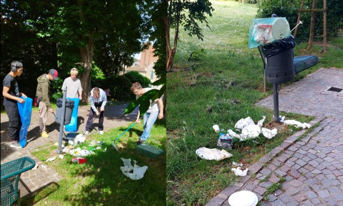 Trieste, degrado in villa Engelmann: giovani volontari in azione contro l'inciviltà