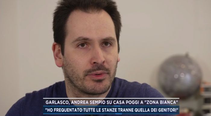 Garlasco, Andrea Sempio a "Zona Bianca": «Frequentavo casa Poggi, è normale che ci siano mie tracce»