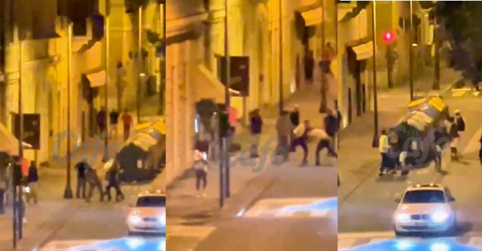 Rissa tra giovani stranieri nella notte in Piazza Garibaldi: pugni, urla e residenti esasperati (VIDEO)