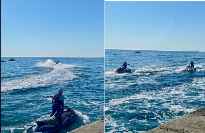 Spettacolo e sicurezza in mare: le moto d’acqua della Polizia di Stato incantano il pubblico a Muggia