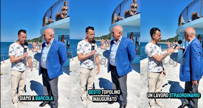 Pillole con il Sindaco: Barcola (e tutta Trieste) festeggiano il Topolino rinnovato (VIDEO)