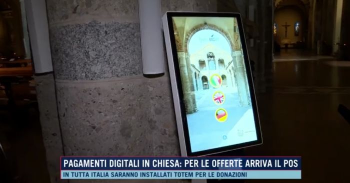 Pagamenti digitali anche in chiesa: arriva il POS per le offerte