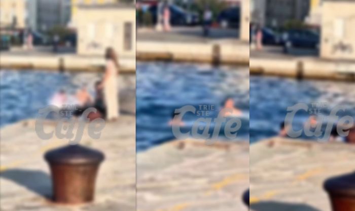 Tuffi pomeridiani dal Molo Audace: giovani sfidano i divieti e il buon senso (VIDEO)