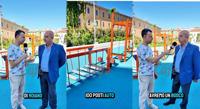 Pillole col sindaco, applausi a Roiano: parcheggi, giochi e migliaia di piante per il nuovo cuore del rione (VIDEO)