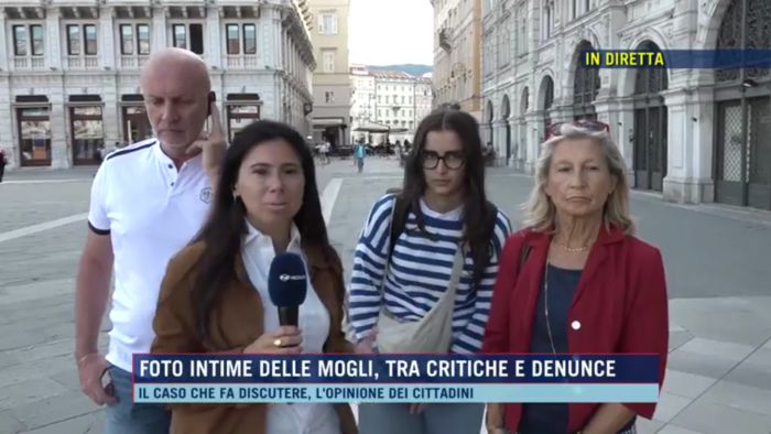 Trieste a Morning News, piazza Unità si ribella allo scandalo delle foto intime diffuse senza consenso