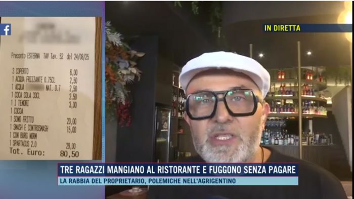 Morning News, clienti furbi scappano senza pagare il conto: la rabbia dei ristoratori