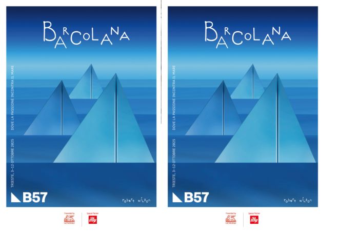 Barcolana 2025, il manifesto di Robert Wilson svela l’anima blu della regata