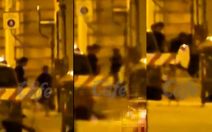 Rissa nella notte in via xxx Ottobre: calci, urla e spintoni tra giovanissimi (VIDEO)