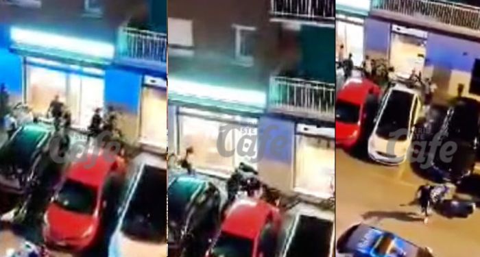 Polizia aggredita durante rissa tra stranieri in via Capodistria: momenti concitati davanti a un locale (VIDEO)