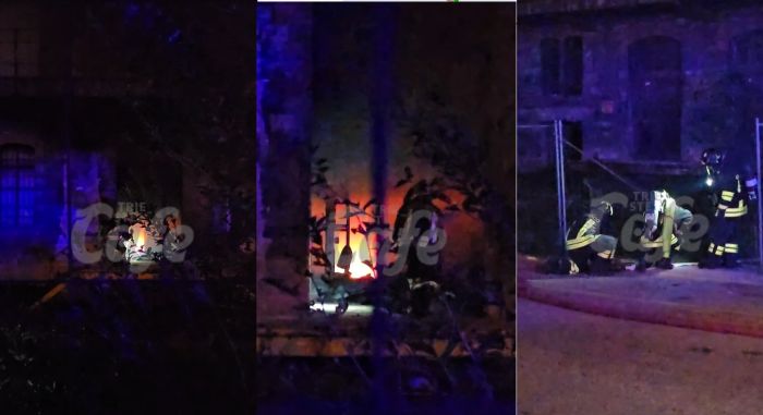 Ancora un incendio in Porto Vecchio: causato da un falò di fortuna (VIDEO)