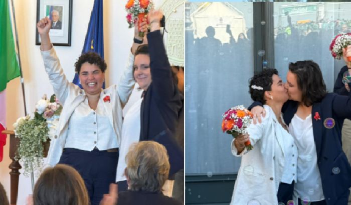 Ambra Canciani e Giorgia Kakovic, il sì che emoziona Trieste: amore e diritti in piazza Unità 