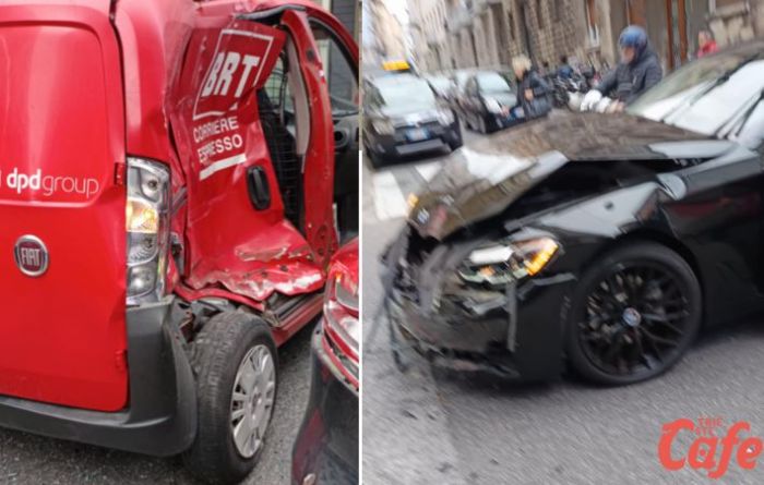 Scontro all’incrocio tra via Canova e via Foscolo: ambulanze sul posto e traffico in tilt