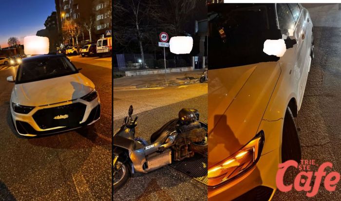 Incidente tra auto e scooter a Valmaura, scontro all’incrocio con via Carpineto