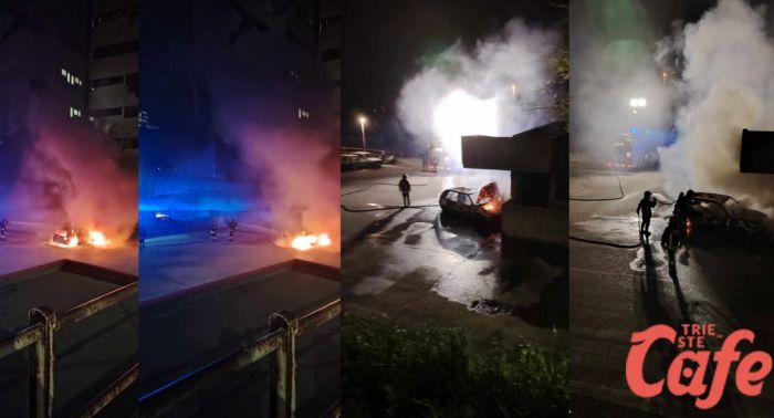 Borgo San Sergio, rogo improvviso in via Grego: Golf distrutta dalle fiamme, zona sotto shock! (VIDEO)