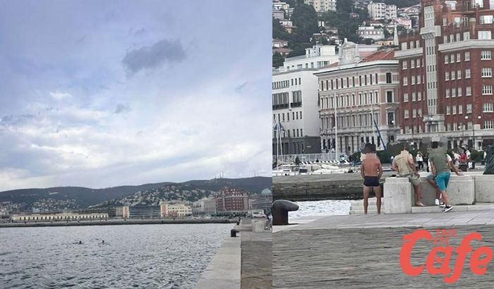 Tuffi vietati lungo le Rive di Trieste: coppia di turisti stranieri si lancia in mare nonostante i divieti