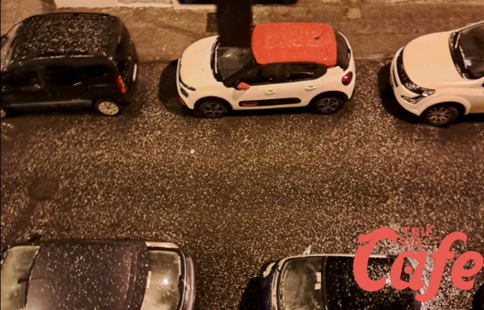 Grandinata serale a sorpresa  a Trieste: chicchi grandi e preoccupazione  (VIDEO)