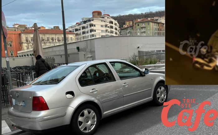 Schianto a Roiano causato da uno scooterista alticcio, ecco i danni causati ad una delle auto (ESCLUSIVA)