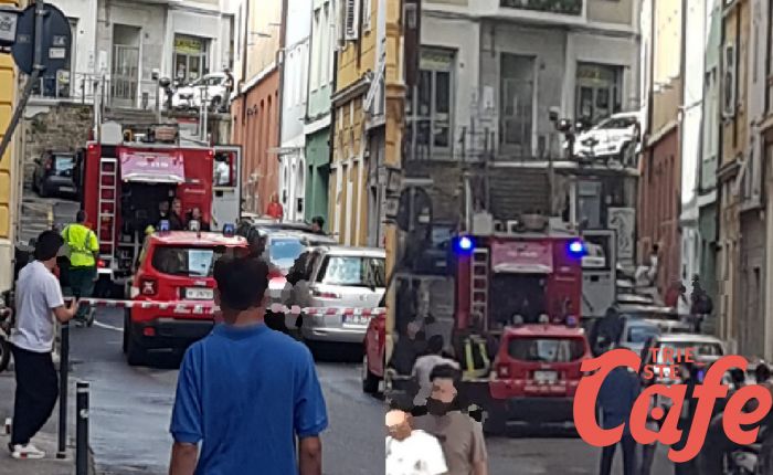 Via Corridoni, principio d'incendio all'alba in uno stabile (VIDEO) 