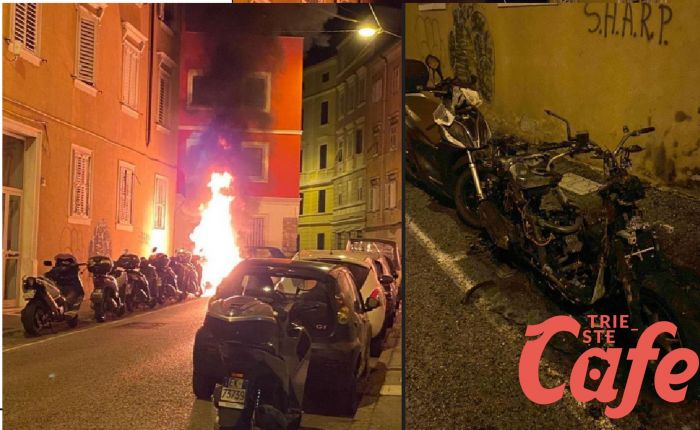 San Giacomo, rogo in via Giuliani: bruciati due scooter, non esclusa l'origine dolosa (VIDEO)