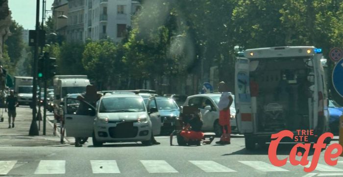 Scontro in viale D'Annunzio, bimbo all'ospedale