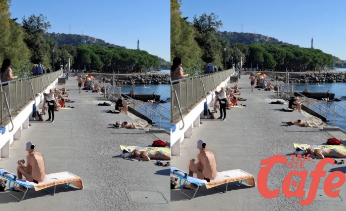 Halloween in costume... da bagno: a Trieste l'autunno si scioglie al sole!