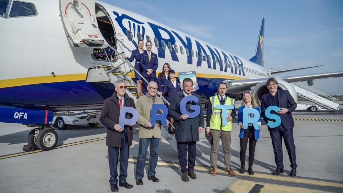 Trieste Airport, inaugurata la nuova tratta Ryanair Trieste – Praga