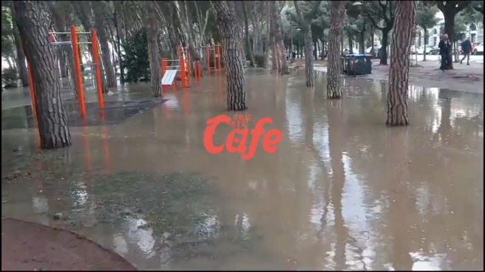 Pineta di Barcola sott'acqua, disastro sul lungomare a causa delle mareggiate (VIDEO) 