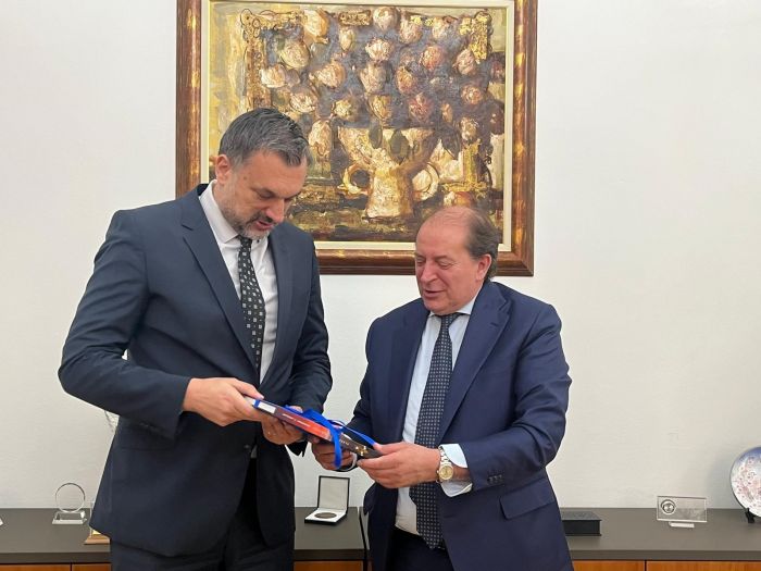 Il Segretario Generale dell’InCE Dal Mas incontra il Ministro degli Esteri della Bosnia ed Erzegovina