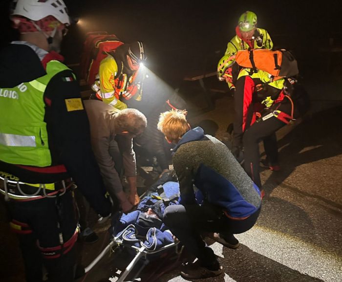 Soccorso Alpino di Verona in azione: escursionista 76enne salvato tra raffiche di vento e difficoltà meteo