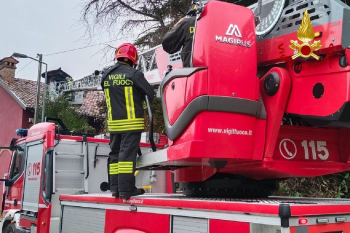 Incendio in una abitazione a Gradisca d'Isonzo