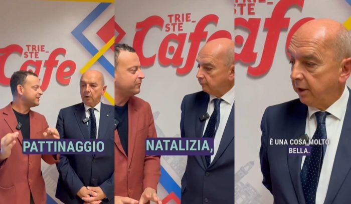 Torna la pista di pattinaggio in piazza Ponterosso, Dipiazza: "È sempre più Natale"!  (VIDEO-INTERVISTA)