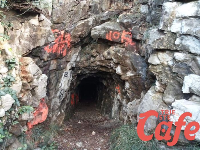 Bunker storici imbrattati a Opicina: sospese le visite organizzate dal GAAST (FOTO)