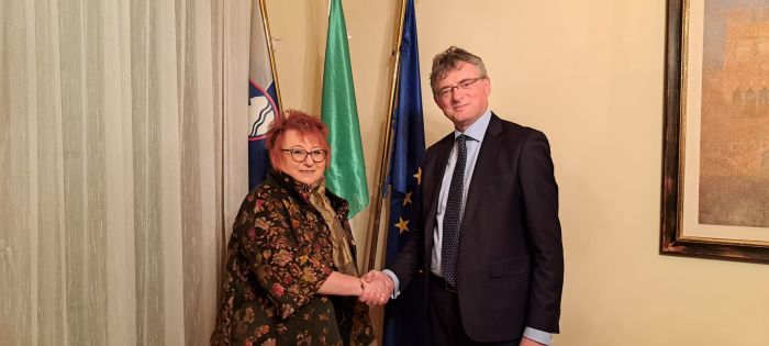 Ita-Slo: Rojc incontra a Lubiana ambasciatore Cavagna