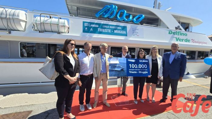 100.000 passeggeri linea marittima Trieste- Muggia, entusiasmo ovunque alle stelle 