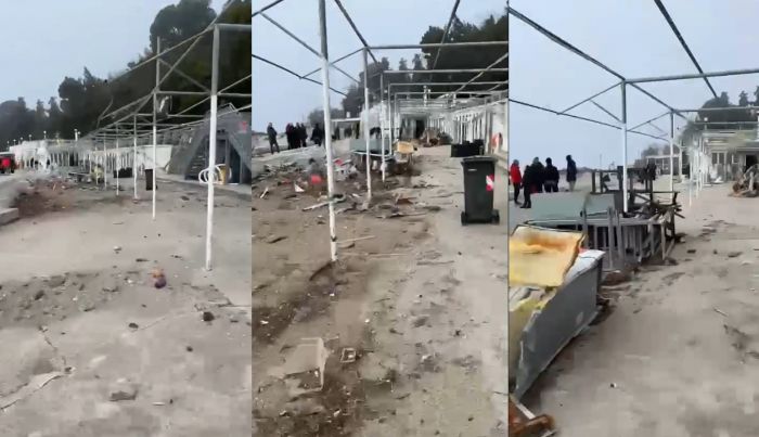 Ecco come si presenta lo stabilimento Sticco a qualche mese dalle mareggiate (VIDEO) 