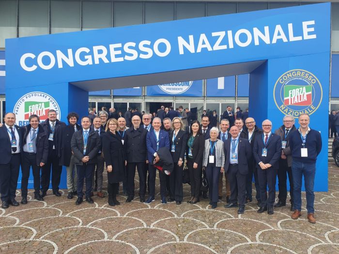 Forza Italia Fvg, allegra pattuglia regionale a Roma per il congresso Nazionale 