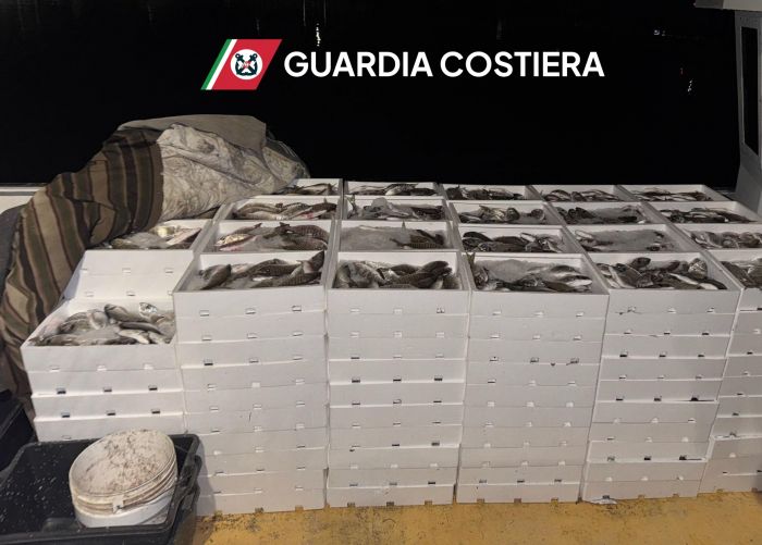 Grado, Guardia Costiera sequestra oltre una tonnellata di pescato