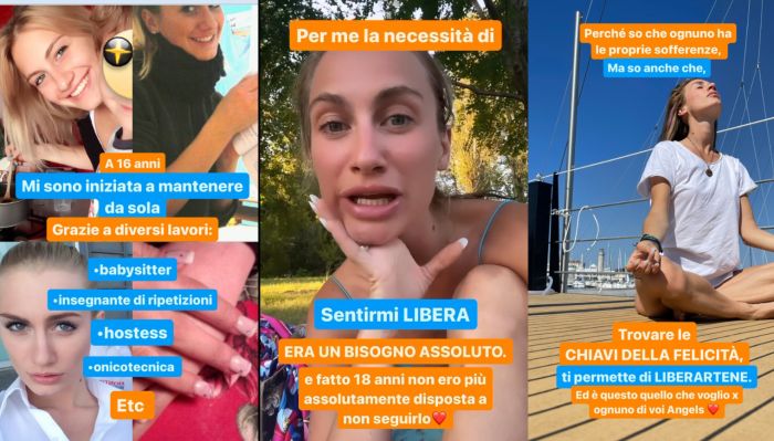 Le rivelazioni della domenica della bellissima triestina Nikita: "Dai 16 anni ho iniziato a mantenermi sola"
