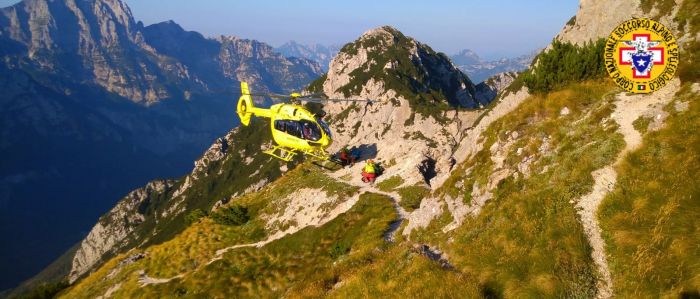 Cade in fase di decollo sui Due Pizzi: soccorso parapendista regionale