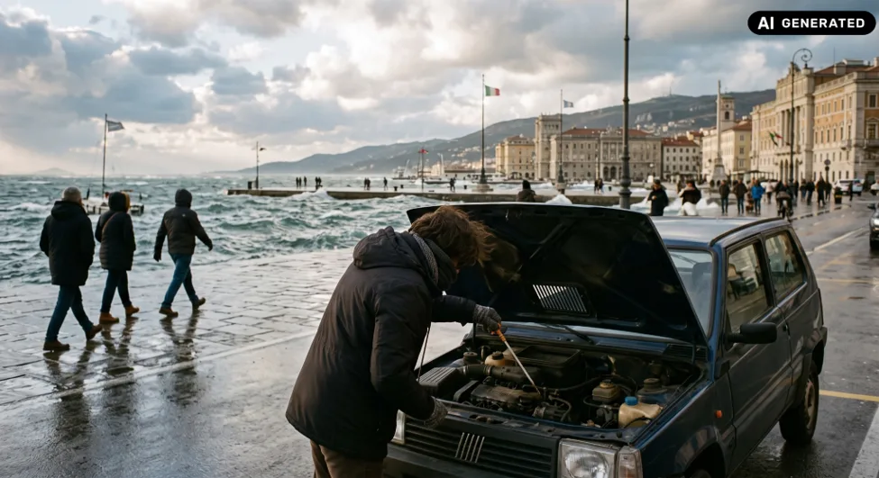 Perché a Trieste l'arrivo della bora è il momento giusto per controllare l'olio motore