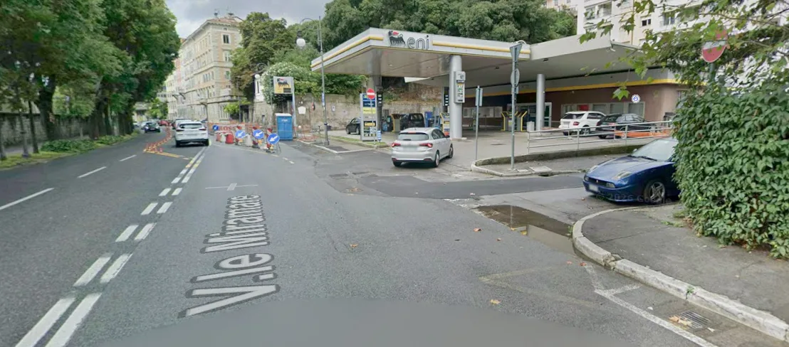 Barcola-Roiano, parte il cantiere da oltre 100mila euro: viale Miramare cambia volto