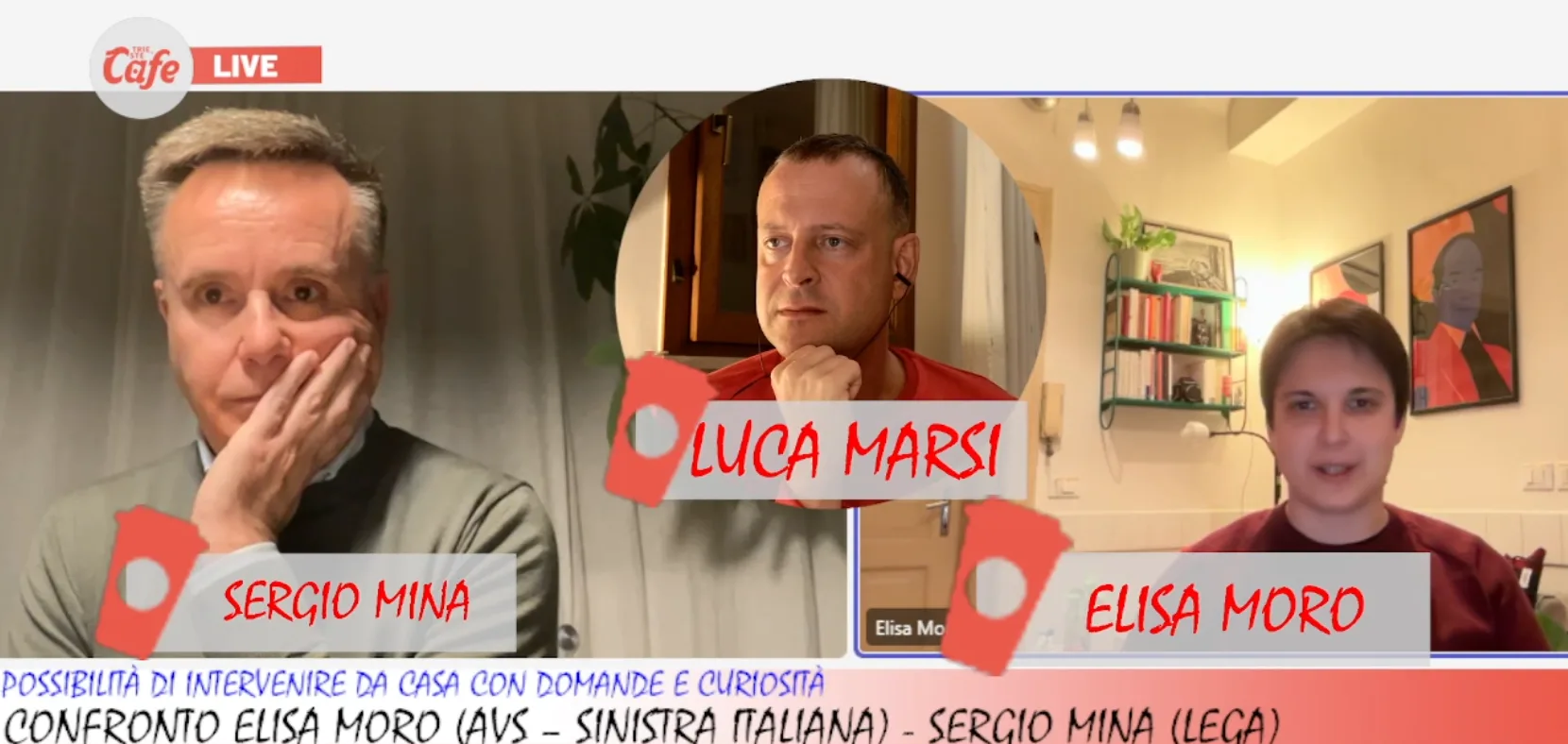 Piazza Libertà, Moro «Togliere cibo è disumano», Mina «Bisogna far rispettare le regole» (VIDEO)