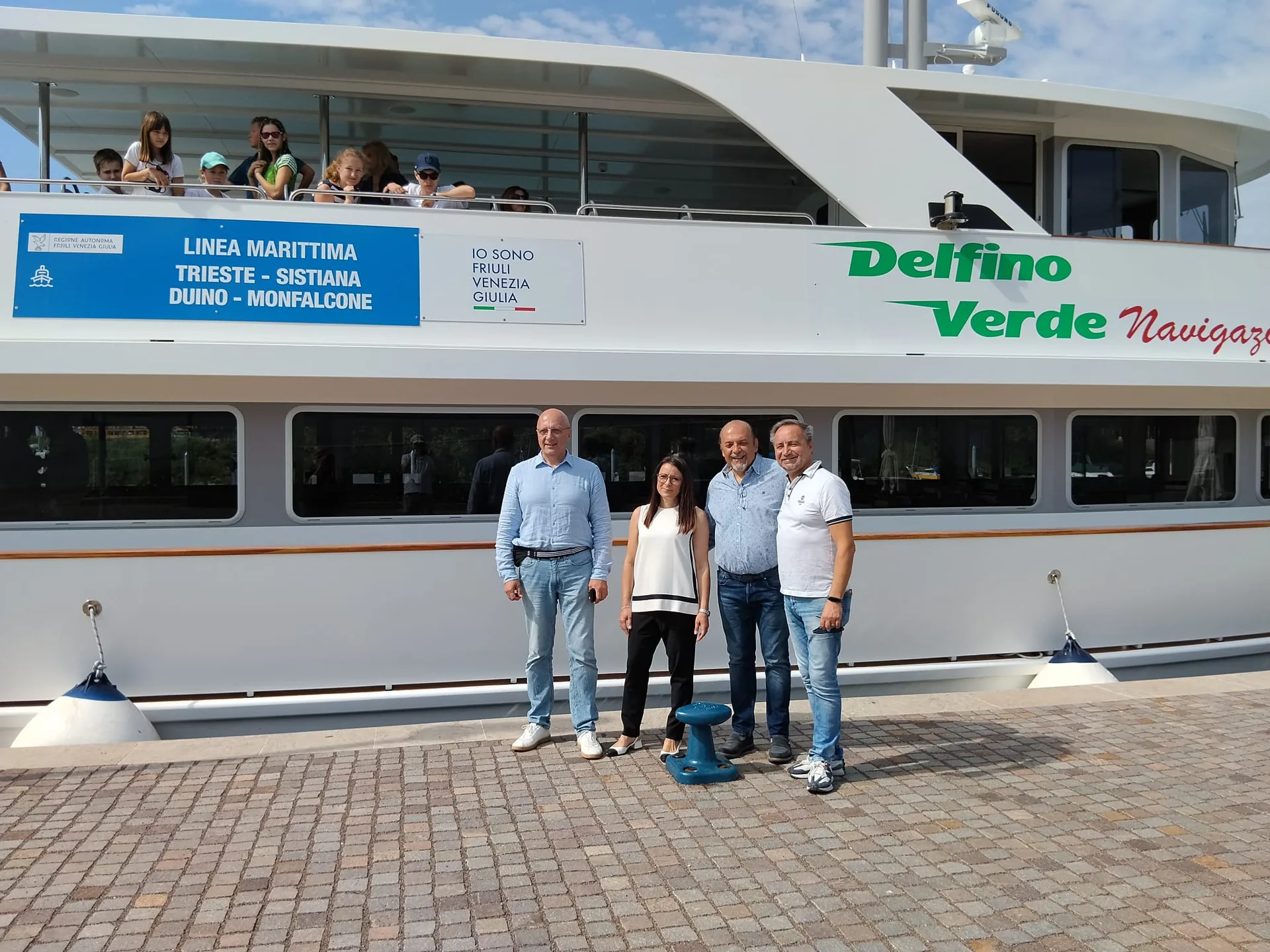 Delfino Verde. Duino scalo dopo vent’anni su rotta Trieste-Monfalcone