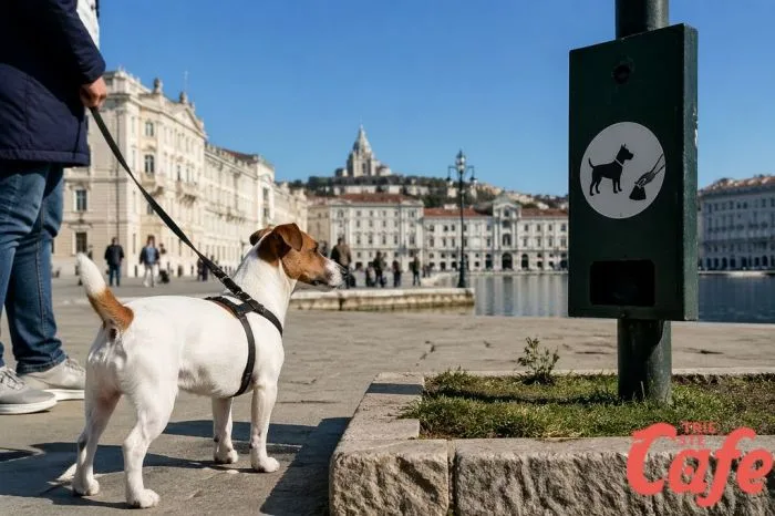 Trieste, sacchetti con deiezioni lasciati sui marciapiedi: «Così si mette a rischio soprattutto anziani»