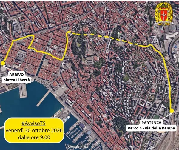 Corteo in centro città: il percorso e le modifiche alla viabilità
