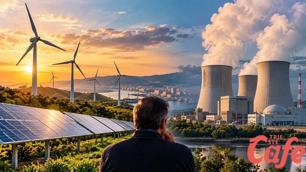 Nucleare, la protesta di un cittadino triestino: «Dopo due referendum ci risiamo, e le rinnovabili?»