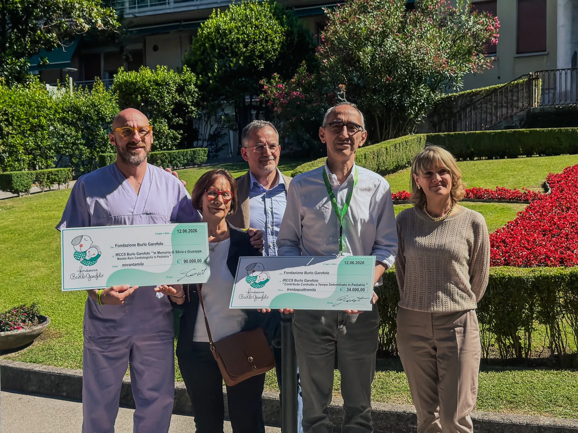 Trieste, 124 mila euro al Burlo: due donazioni rafforzano ricerca e assistenza pediatrica