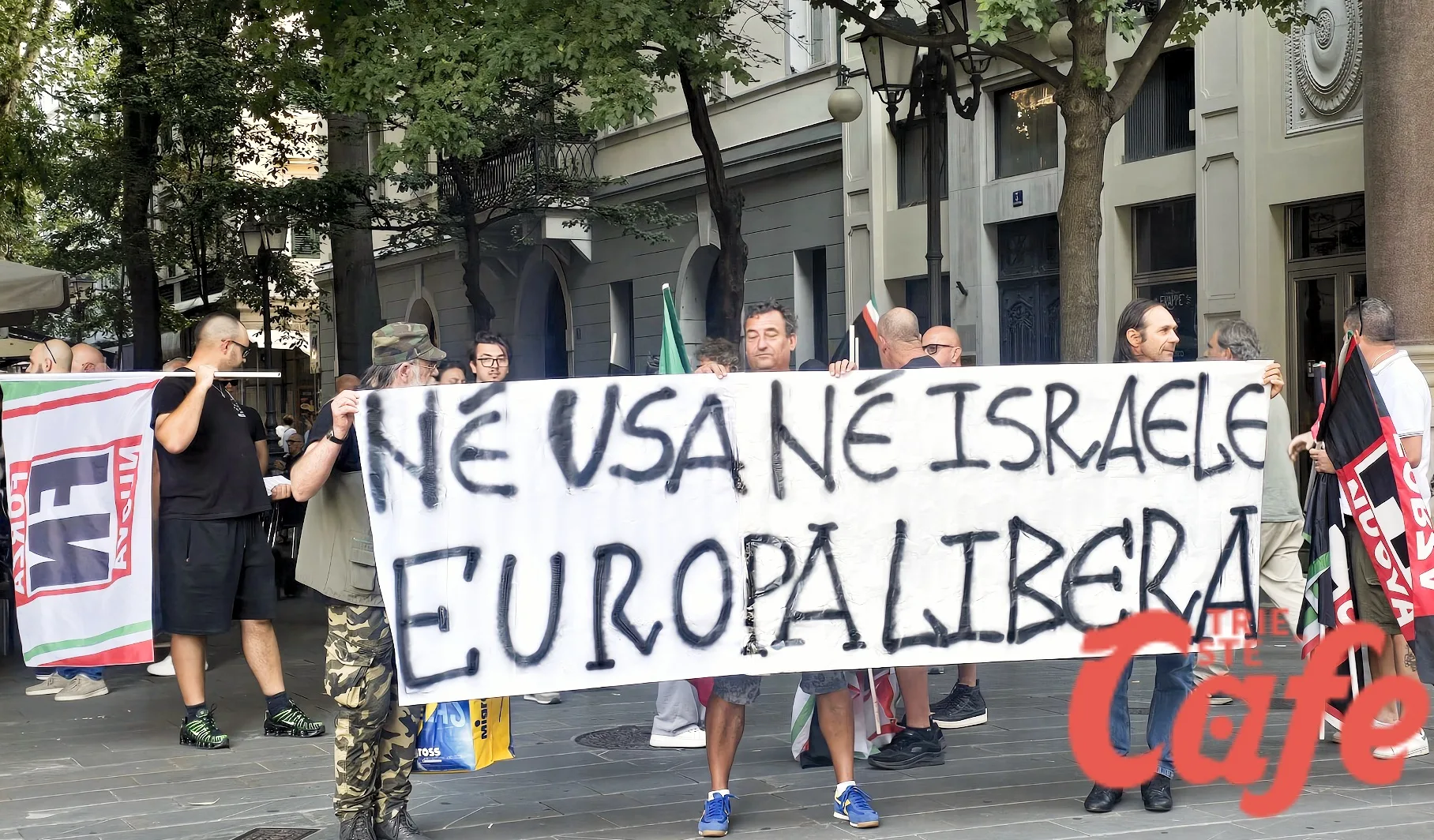 Trieste, Roberto Fiore (Forza Nuova): «Contro Usa e Israele, alle elezioni andremo distinti da tutti» (VIDEO) 